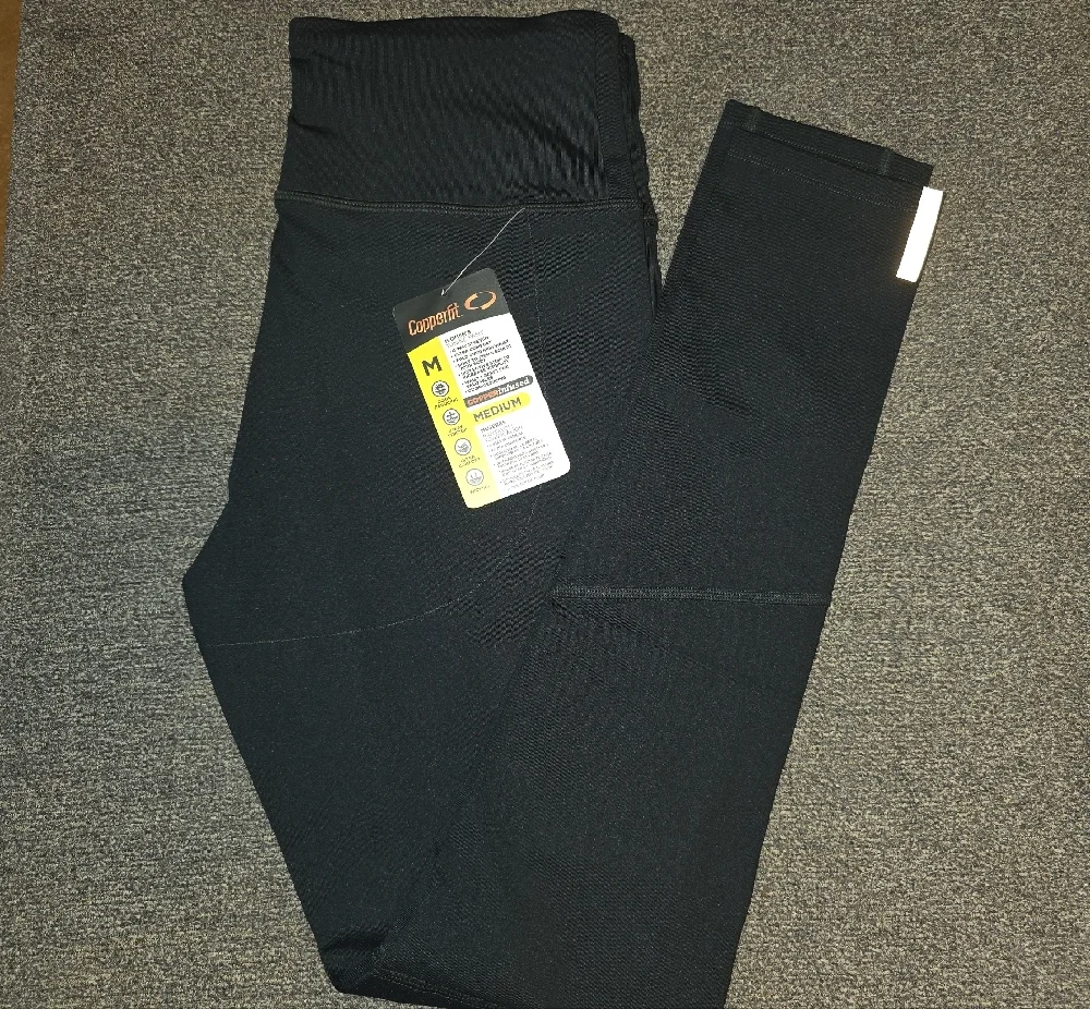 Copperfit High-Waist Black Leggings - Medium - Picture 7 of 11